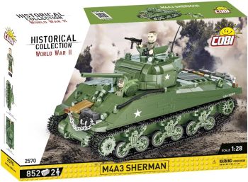 COB2570 - Carro armato M4A3 SHERMAN - 852 pezzi