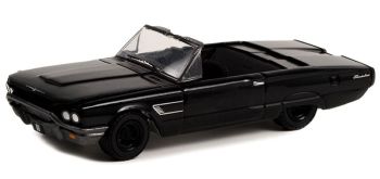 GREEN28110-B - FORD Thunderbird cabrio 1965 nero della serie BLACK BANDIT in blister