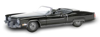 GREEN28150-C - CADILLAC Eldorado Fleetwood cabriolet 1972 nero della serie BLACK BANDIT in blister