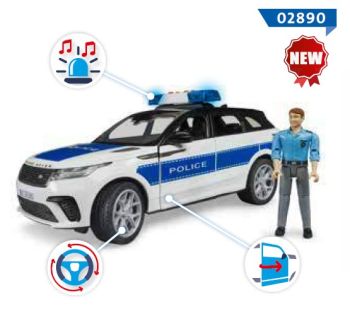 BRU2890 - RANGE ROVER Velar Polizia con poliziotto