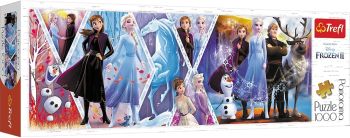 TRF29048 - Puzzle panoramico 1000 pezzi DISNEY - LA REGINA DELLA NEVE 2