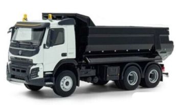 MOT300090 - Dumper bianco in edizione limitata di 750 pezzi - VOLVO FMX 6x4 