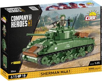 COB3044 - Carro armato SHERMAN M4A1 - 615 parti