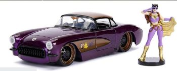 JAD30457 - CHEVROLET Corvette 1957 con figura di BATGIRL