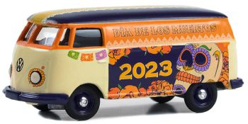 GREEN30482 - VOLKSWAGEN T2 PANEL VAN Dia de los Muertos 2023 blister cardato