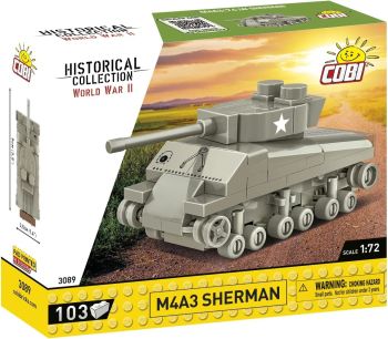 COB3089 - Carro armato SHERMAN M4A3 - 103 pezzi