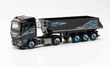 HER315135 - MAN TGX GM 4x2 con rimorchio ribaltabile a 3 assi WAGNER MITTELESCHENBACH