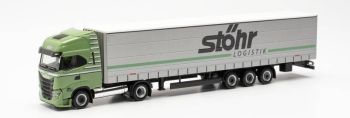 HER315227 - IVECO S-WAY LNG 4x2 semirimorchio 3 assi coperto 15M STOHR