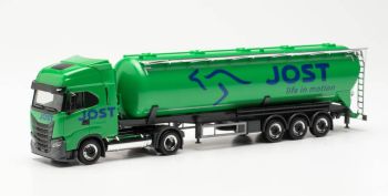 HER315609 - IVECO S-WAY LNG 4x2 semirimorchio silo 3 assi JOST GROUP