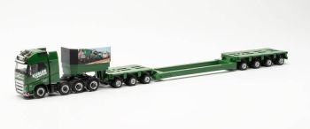 HER315845 - VOLVO FH 16 GL XL 2020 8x4 con pianale a 7 assi KUBKER