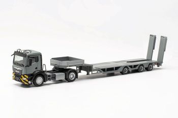 HER316194 - MAN TGS NN 4x2 con rimorchio a 3 assi grigio