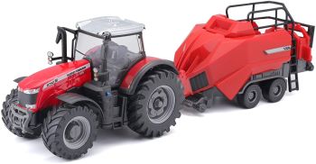 BUR31667 - MASSEY FERGUSON 8740S con rotopressa