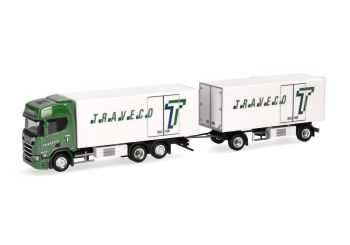 HER317788 - SCANIA CR 20 HD 6x2 con rimorchio a 1+1 assi TRAVECO