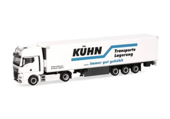 HER318020 - MAN TGX GX 4x2 con rimorchio refrigerato a 3 assi KUHN