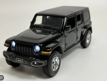 TAY321120002 - JEEP Wrangler Sahara Nera con suoni e luci