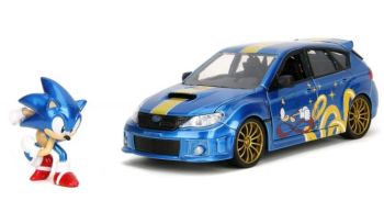 JAD35871 - SUBARU Impreza WRX STI 2012 blu con statuetta SONIC