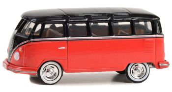 GREEN37290-B - VOLKSWAGEN 23 Window 1956 rosso e nero BARRETT JACKSON in blister