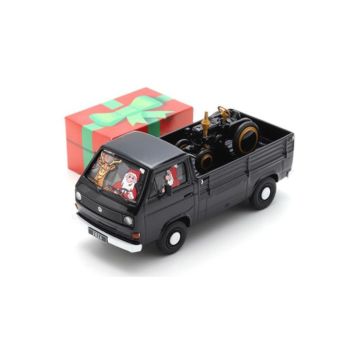 SCH3763 - VOLKSWAGEN T3 Natale 2024 con Piccolo Bulldog