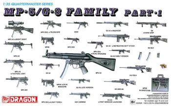 DRA3803 - Famiglia di mitragliatrici MP5/G3 Part.1 da verniciare