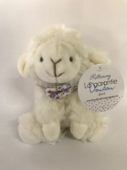 DC3817-03 - Sciarpa floreale viola trapunta per bambini Lamb Chouchou