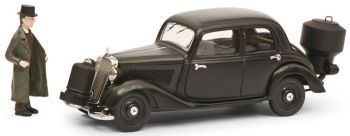 SCH2429 - MERCEDES BENZ 170 V nero Bruciatore di legno con figura