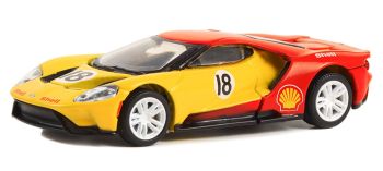 GREEN41125-E - 2019 FORD GT #18 della serie SHELL OIL Special Edition sotto blister