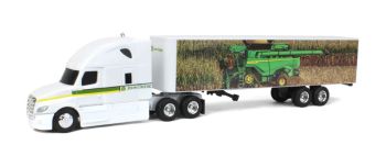 ERT45876 - FREIGHTLINER 6x4 con rimorchio a 2 assi JOHN DEERE X9 Grafica della mietitrebbia