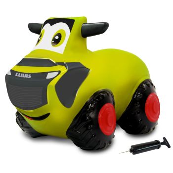 JAM466010 - Trattore gonfiabile CLAAS con pompa