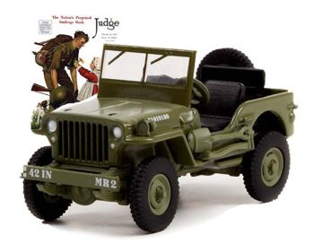 GREEN54060-A - JEEP Willis MB 1945 della serie NORMAN ROCKWELL in blister