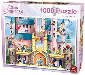 KING55917 - Puzzle da 1000 pezzi Principessa Disney Il palazzo magico