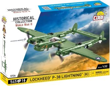 COB5726 - Aereo militare LOCKHEED P-38H Lightning - 545 pezzi