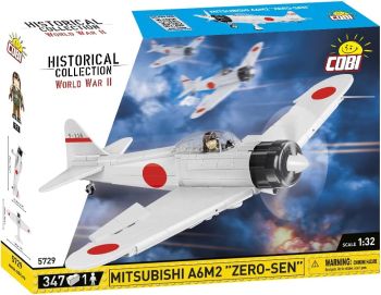 COB5729 - Aerei militari MITSUBISHI A6M2 ZERO-SEN - 347 Parti