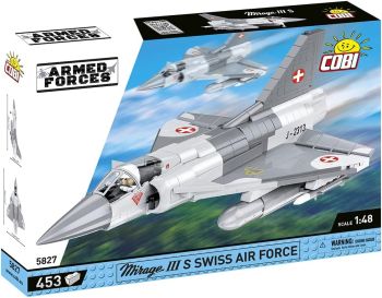 COB5827 - Aereo militare MIRAGE IIIIRS SWISS - 453 pezzi