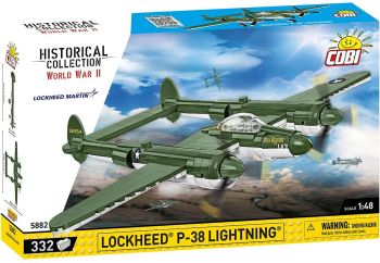 COB5882 - Aereo militare Lockheed P-38 Lightning - 332 Pezzi