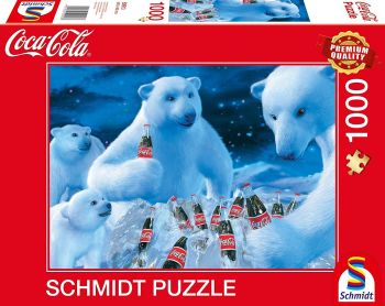 SCM59913 - Puzzle da 1000 pezzi Orso Polare COCA COLA