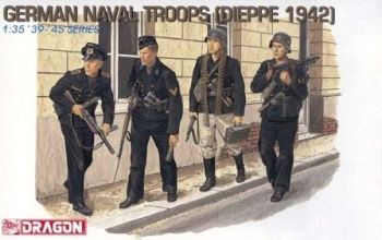 DRA6087 - Truppe navali tedesche - Dieppe 1942 da assemblare e dipingere