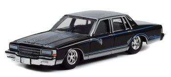 GREEN63010-D - CHEVROLET Caprice nero 1987 della serie CALIFORNIA LOWRIDERS in blister