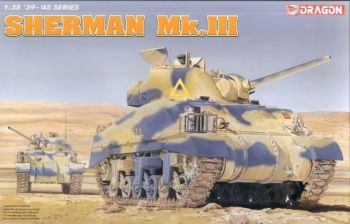 DRA6313 - Carro armato SHERMAN Mk.III da assemblare e dipingere