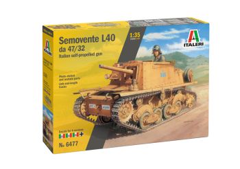 ITA6477 - Carro armato Semovente L40 da 47/32 da assemblare e dipingere