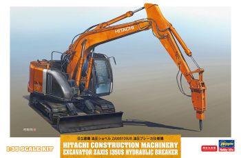 HAW66109 - HITACHI Zaxis 135US Escavatore cingolato idraulico con demolitore da assemblare e verniciare