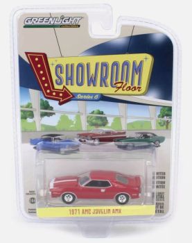 GREEN68060-B - AMC Javelin AMX 1971 Rosso della serie SHOWROOM FLOOR in blister