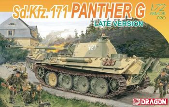 DRA7206 - Carro armato Sd.Kfz.171 PANTHER G - Versione Tardiva da assemblare e dipingere