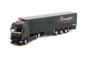 TEK73952 - SCANIA S-Série Highline 4x2 con rimorchio refrigerato 3 assi SARANTOS