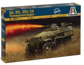 ITA7067 - Veicolo Sd.Kfz. 251/16 Flammpanzerwagen da montare e verniciare