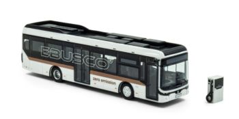 HOL8-1236 - Autobus EBUSCO 2.2 promo con stazione di ricarica Bianco