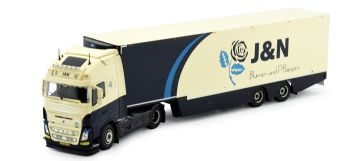 TEK82468 - VOLVO FH4 XL 4x2 con rimorchio frigorifero a 2 assi J&N BLUMEN