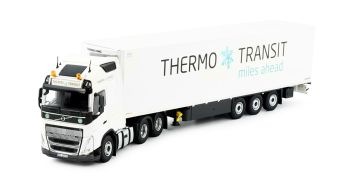 TEK85007 - VOLVO FH05 Globetrotter XL 6x2 con rimorchio frigorifero 3 assi THERMO TRANSIT