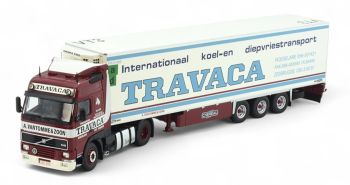 TEK85998 - VOLVO FH01 Globetrotter 4x2 con rimorchio frigorifero 3 Assi TRAVACA