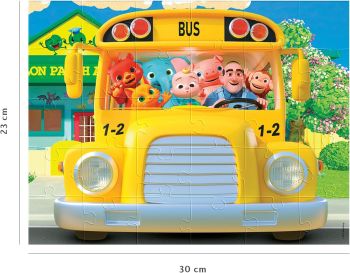 NAT861569 - Puzzle da 30 pezzi In the Bus di COCOMELON