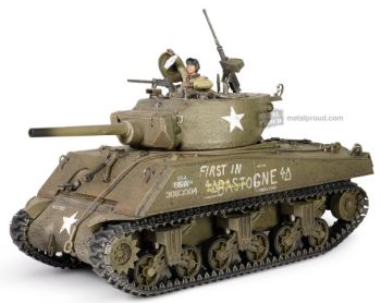 MP912136A - SHERMAN M4A3E2 75 Carro armato medio americano - Jumbo Cobra King - 1° a Bastogne - 4° Divisione di George Smith - 3° Armata - Area di Bastogne - Dicembre 1944